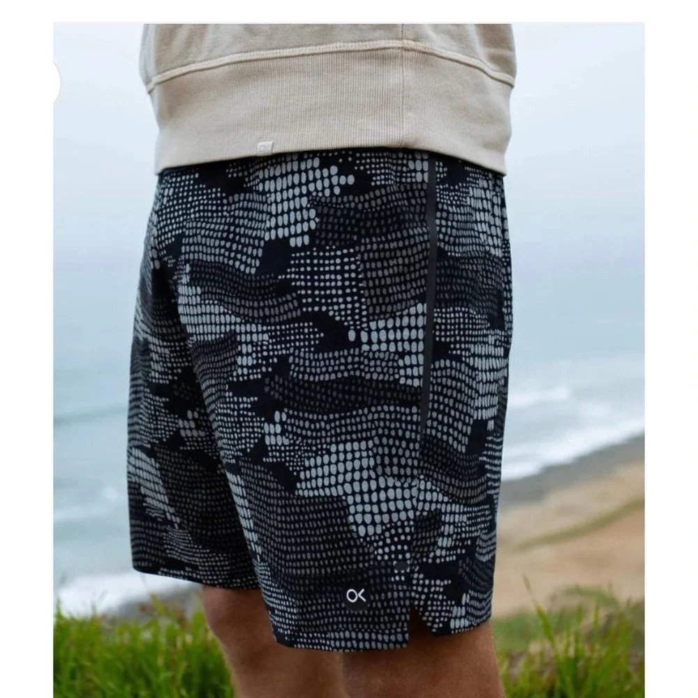 Outerknown Apex Kelly Slater Pescador Camo Boardshorts Grey Size 33 NWT